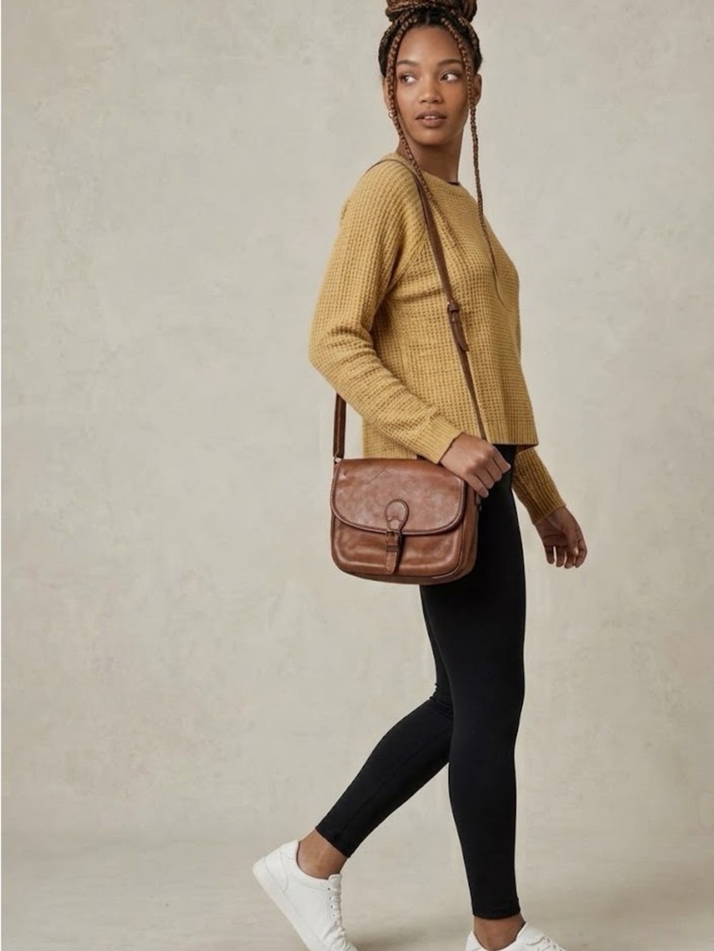 wild fable Mustard Yellow Crewneck Sweater